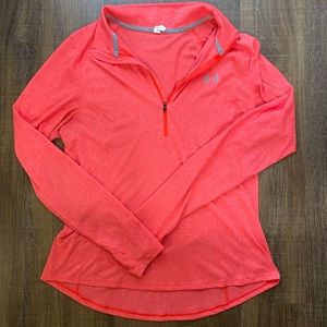 Under Armour hot pink 1/4 zip.